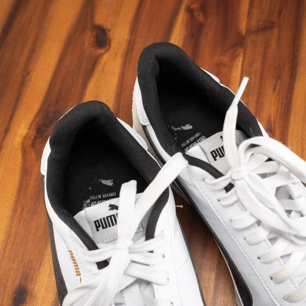 PUMA Turino Ii Og Lace Up Womens 9.5 White Sneakers Casual Shoes 40304205